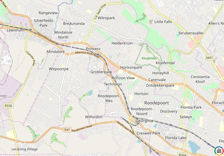 Map location of Technikon